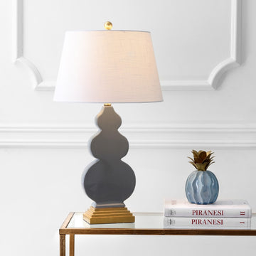 Carter 29" Ceramic/Resin LED Table Lamp - JONATHAN Y